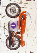 aged MV Agusta 350 1968 A4 Photo Print