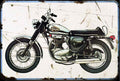 aged bsa thunderbolt 02 A4 Photo Print