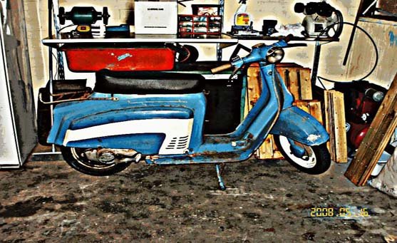 agrati capri motorbike A4 Photo Print