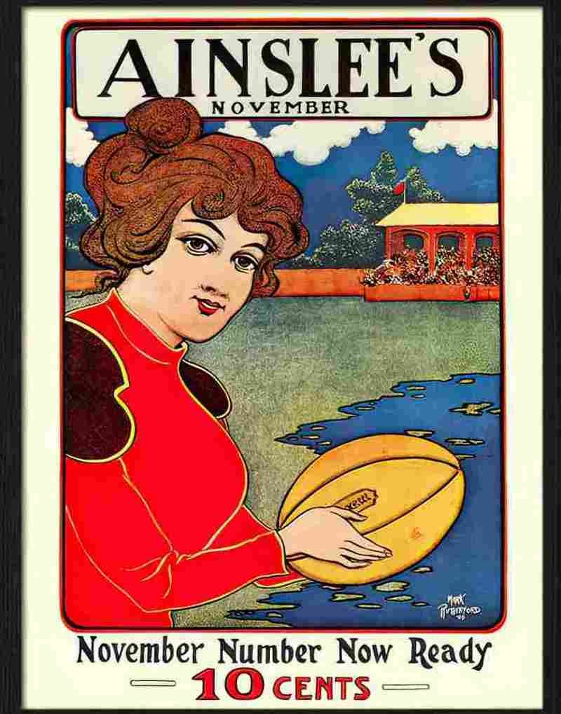 ainslees magazine november 1899 rutherford Advert A4 Photo Print