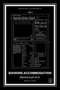 airbnb patent print black A4 Photo Print