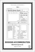 airbnb patent print white A4 Photo Print