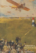 aircraft flying at hendon london advertising 158938 A4 Photo Print