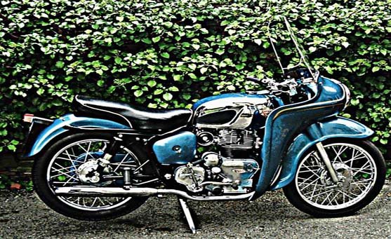 airflow connie motorbike A4 Photo Print
