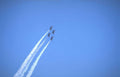 airshow jets contrails Vintage A4 Photo Print