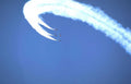 airshow jets smoke Vintage A4 Photo Print