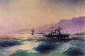 aiv Gunboat off Crete Art A4 Photo Print