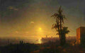 aiv Night at the Rodos island Art A4 Photo Print