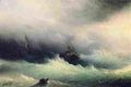 aiv Ships in a Storm Art A4 Photo Print