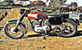 ajs 14 csr motorbike A4 Photo Print