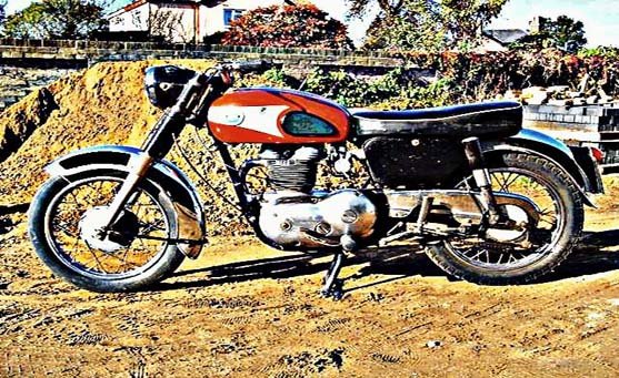 ajs 14 csr motorbike A4 Photo Print