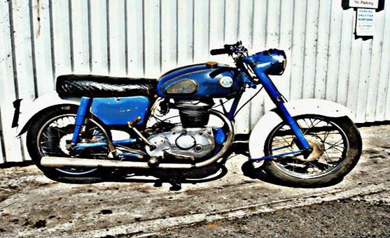 ajs 14 motorbike A4 Photo Print