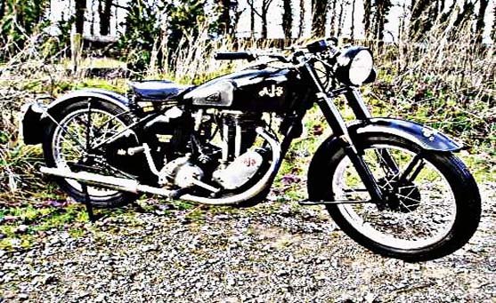 ajs 16m (2) motorbike A4 Photo Print