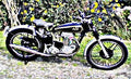 ajs 16m motorbike A4 Photo Print