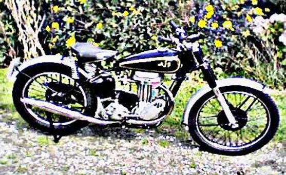 ajs 16m motorbike A4 Photo Print