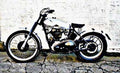 ajs 16m trials motorbike A4 Photo Print