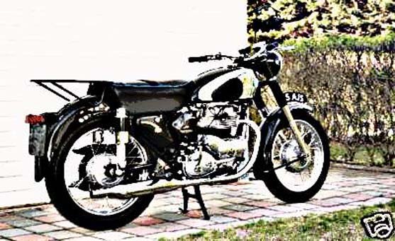 ajs 20b motorbike A4 Photo Print
