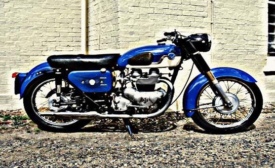 ajs 31l motorbike A4 Photo Print