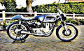 ajs 7r motorbike A4 Photo Print