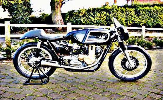 ajs 7r motorbike A4 Photo Print