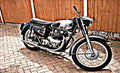 ajs model 20 (2) motorbike A4 Photo Print