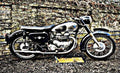 ajs model 30 motorbike A4 Photo Print