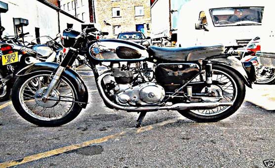 ajs model 31 motorbike A4 Photo Print
