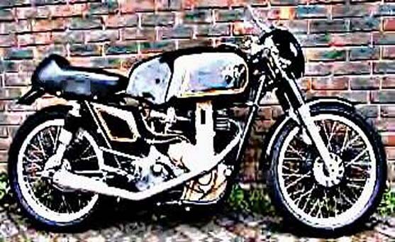 ajs7r motorbike A4 Photo Print