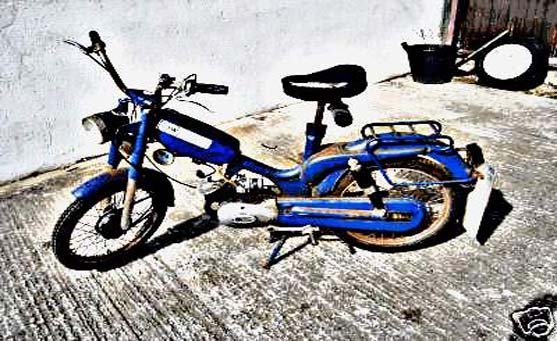 ajw motorbike A4 Photo Print