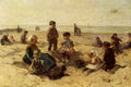 akkeringa Johannes Evert Children Playing On The Beach Art A4 Photo Print