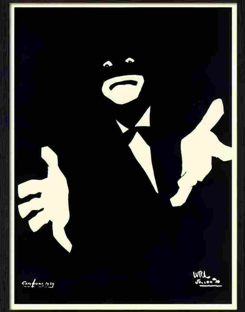 al jolson Advert A4 Photo Print