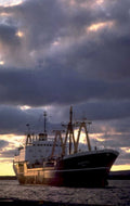 alamatseva fishing ship 1980s 1990s A4 Photo Print