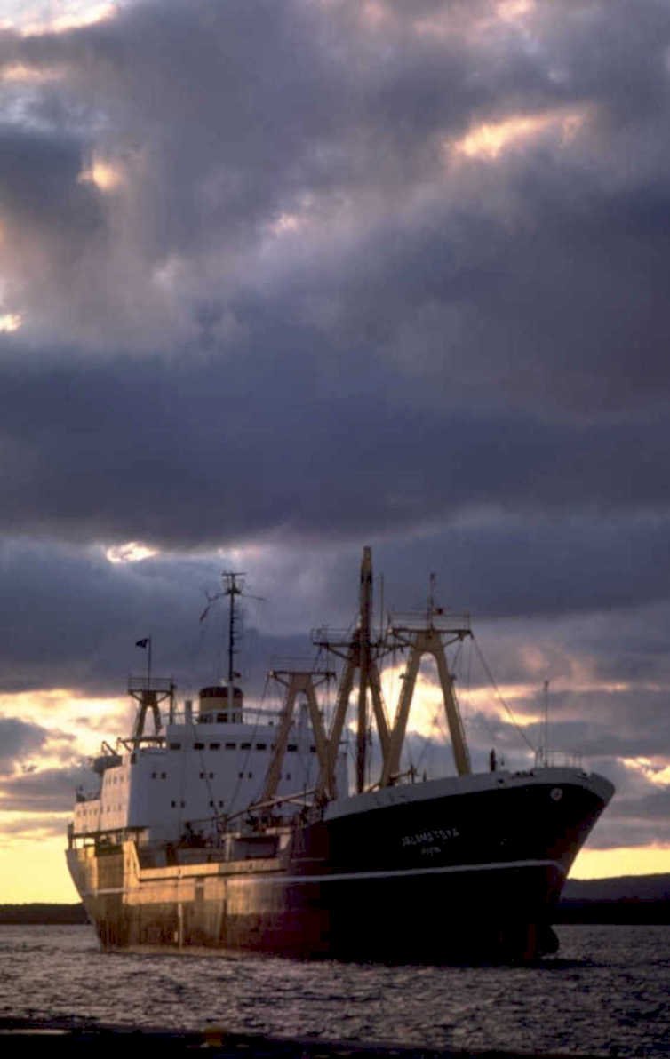 alamatseva fishing ship 1980s 1990s A4 Photo Print