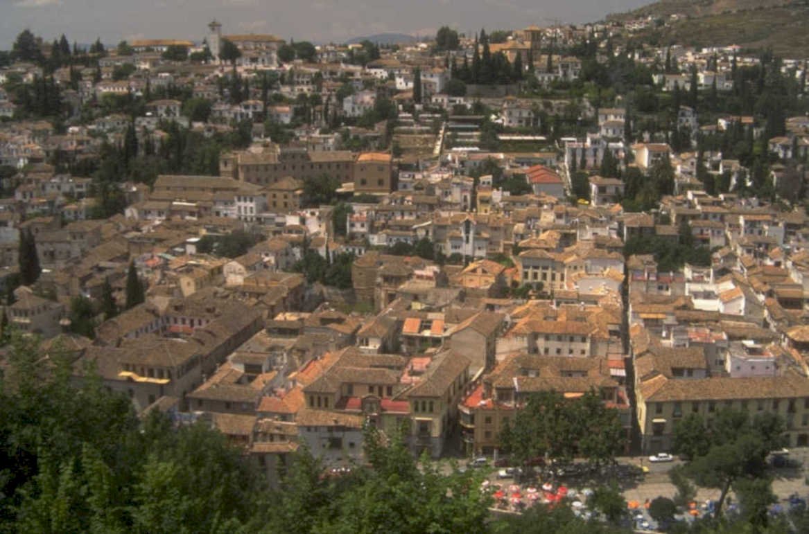 albaicin granada sky 1980s 1990s A4 Photo Print