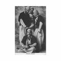 albania albanian costumes by g ciuni Vintage A4 Photo Print