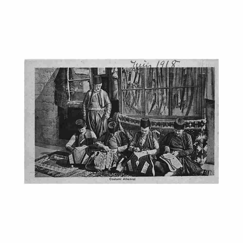 albania albanian tailors by a alemanni Vintage A4 Photo Print