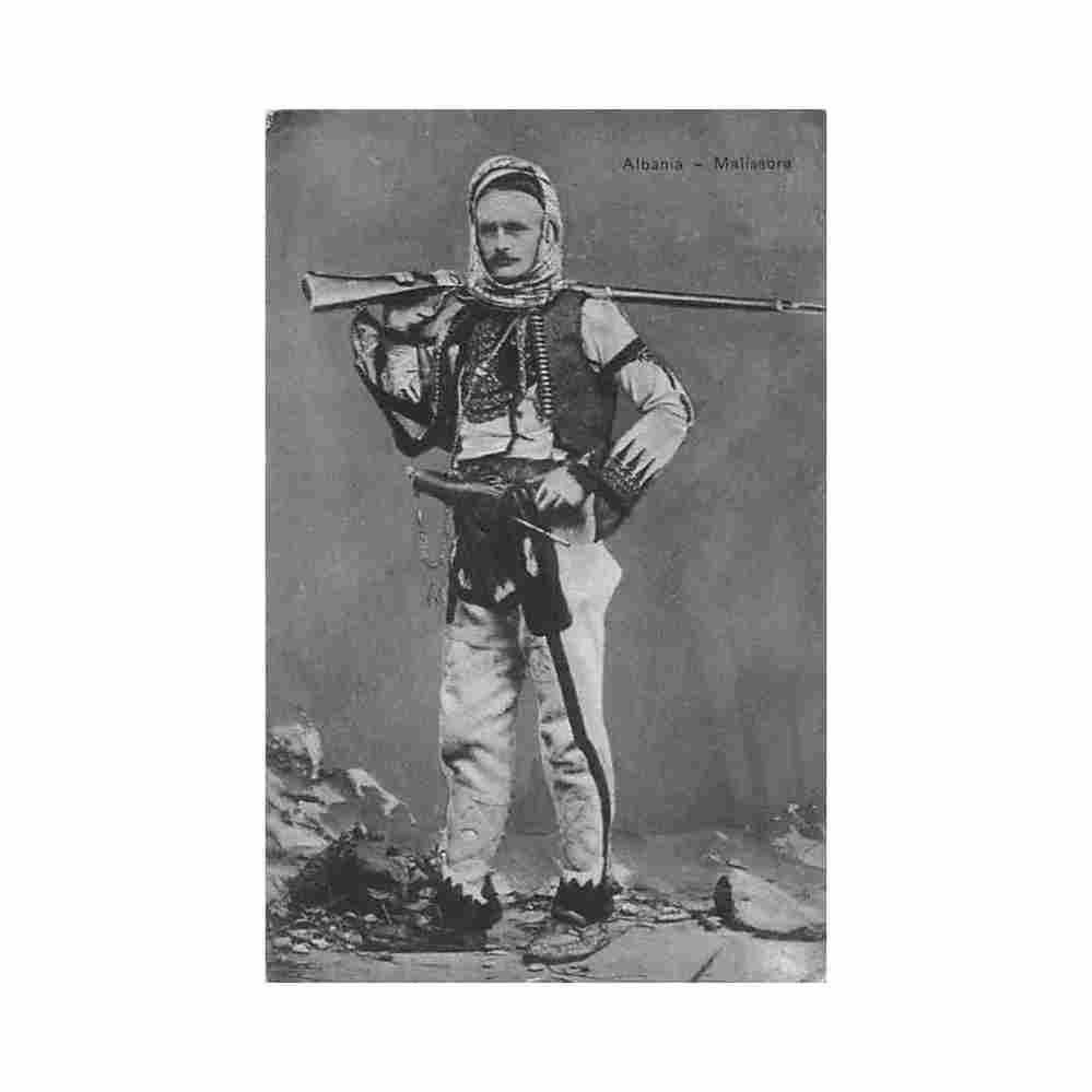 albania man from malesia Vintage A4 Photo Print