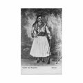 albania shkoder armed albanian man marubbi Vintage A4 Photo Print
