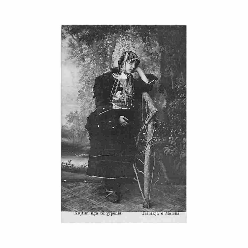 albania shkoder fisnikja e malciis woman from malesia marubbi Vintage A4 Photo Print