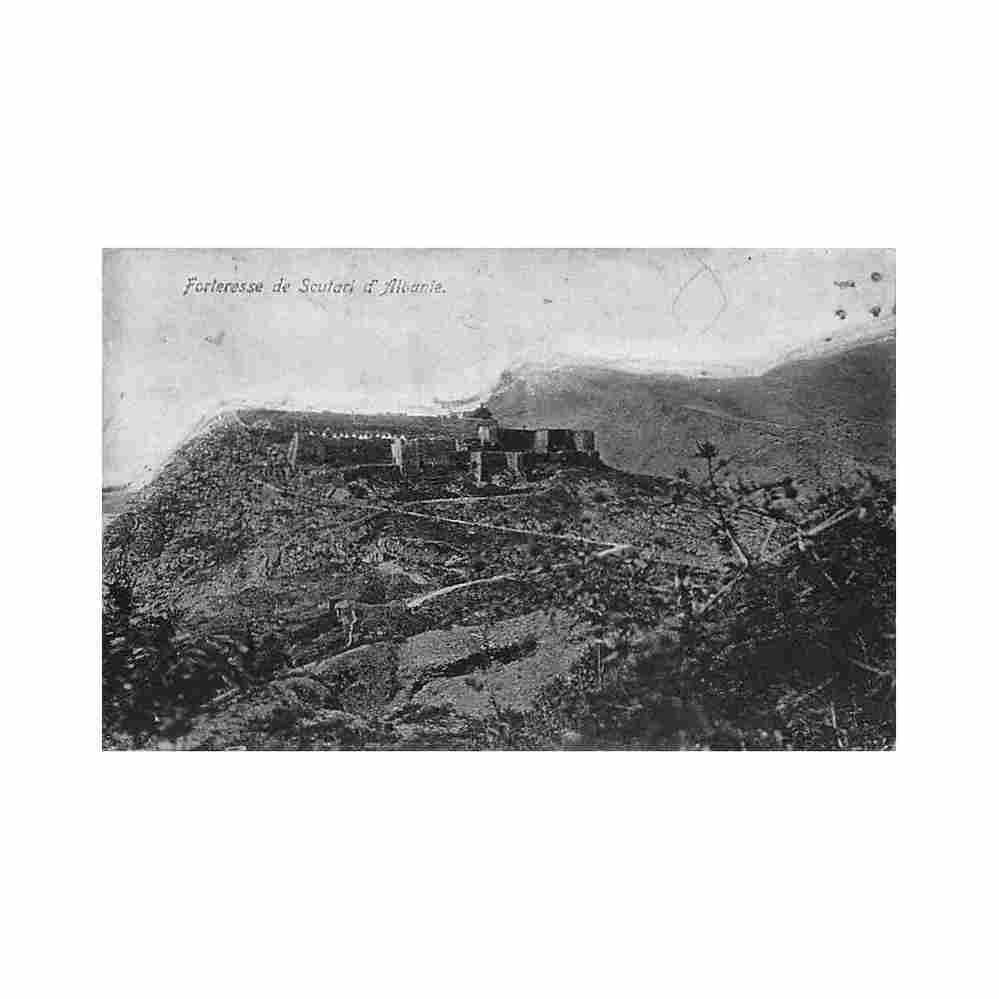 albania shkoder the fortress a idromano Vintage A4 Photo Print