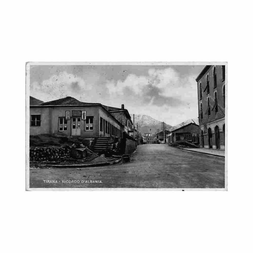 albania tirana greetings from albania Vintage A4 Photo Print