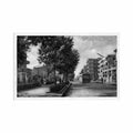 albania tirana konferenca e pezes street postally used stamp missing Vintage A4 Photo Print