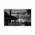 albania tirana pamje natyrale e nates night view Vintage A4 Photo Print
