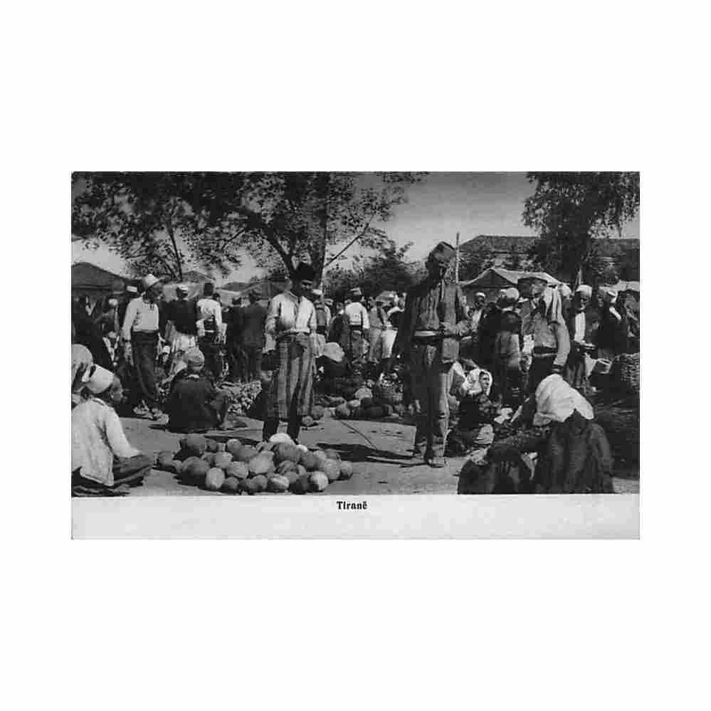 albania tirana the bazaar Vintage A4 Photo Print