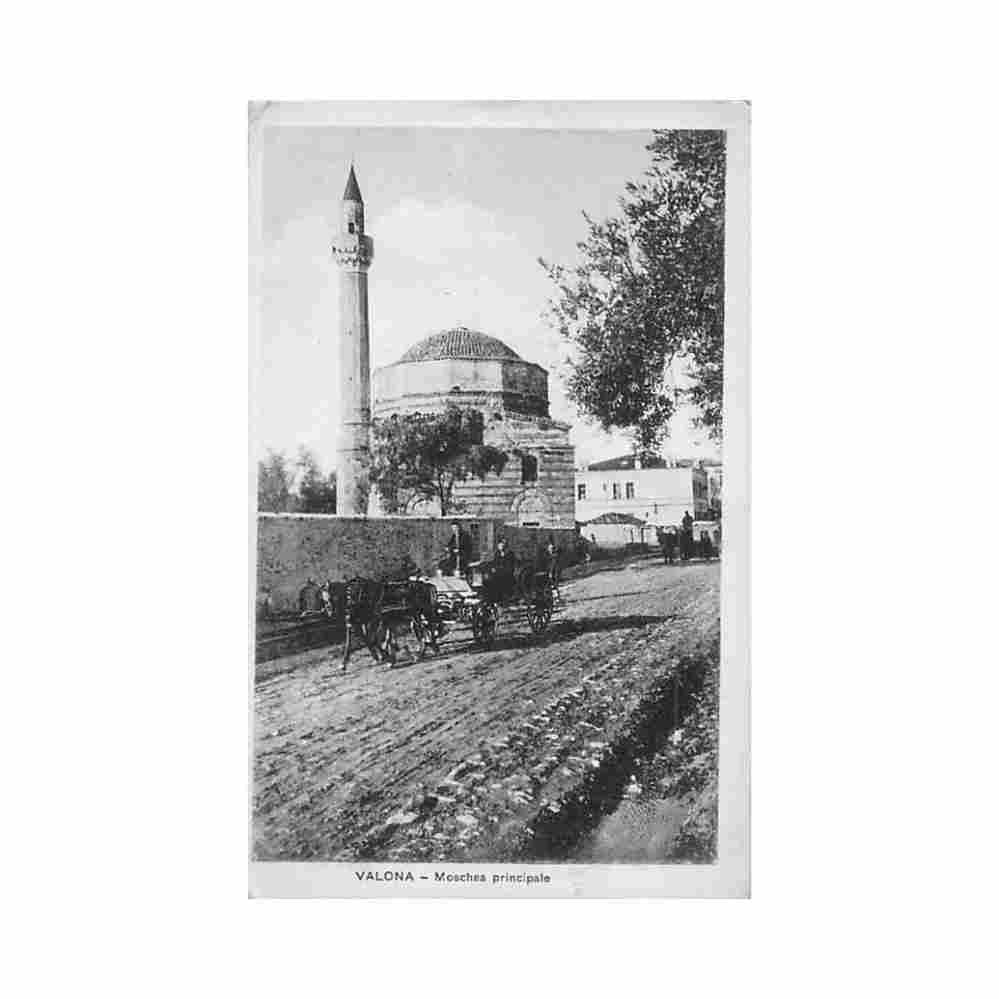 albania vlore valona the main mosque cav alemanni 2795 Vintage A4 Photo Print