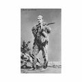 albania warrior from shkodra by a idromeno Vintage A4 Photo Print
