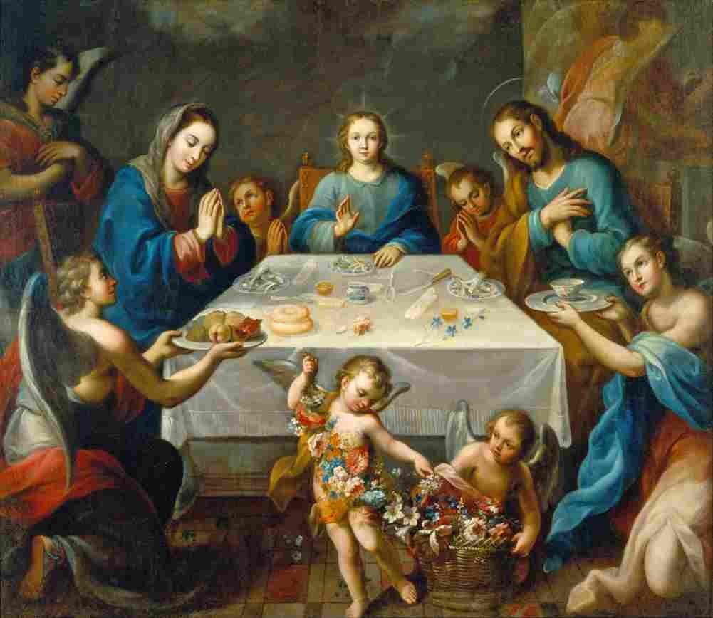alcibar the blessing of the table Art A4 Photo Print