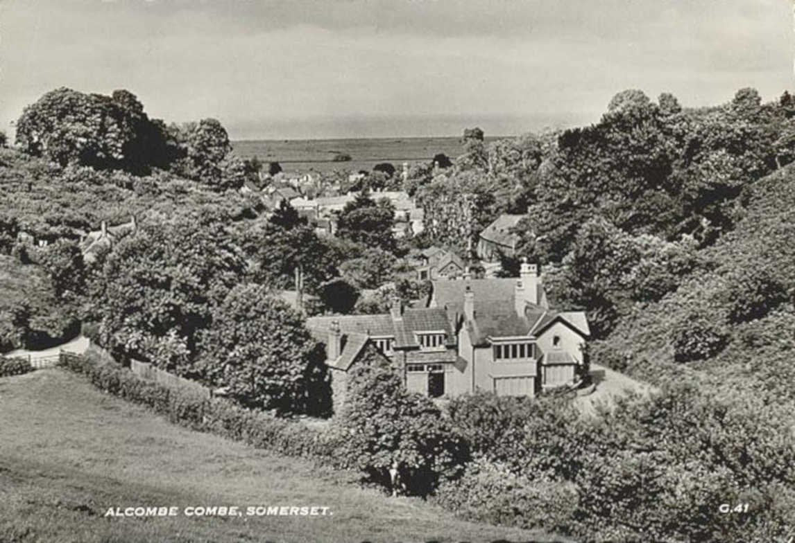 alcombe combe somersetVintage 1880s 1900s A4 Photo Print