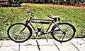 alcyon round tank motorbike A4 Photo Print