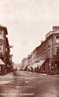 aldershot street sceneVintage 1880s 1900s A4 Photo Print